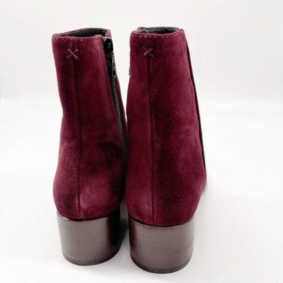 RAG & BONE Aslen Leather Boot in Merlot